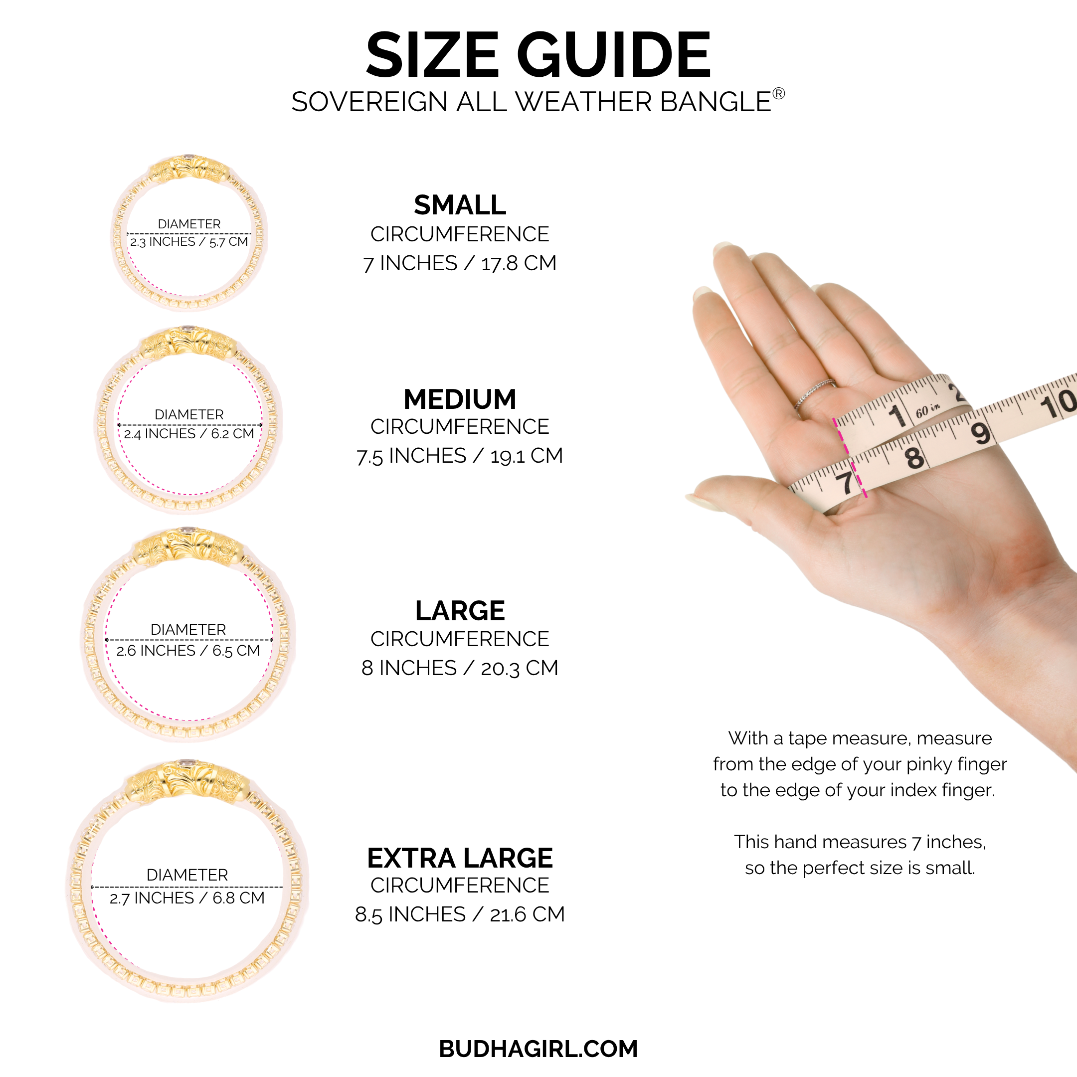 Sovereign All Weather Bangle Clear Crystal Bracelet | BuDhaGirl